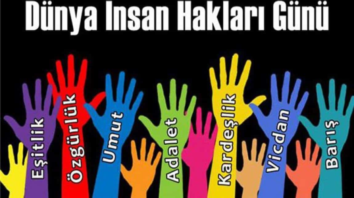 10 Aralık Dünya İnsan Hakları Günü Töreni