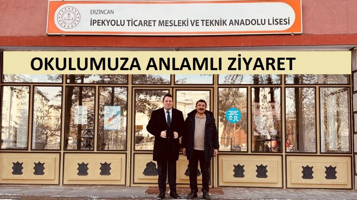 TC. Ziraat Bankası Erzincan Merkez Şube Müdürü Sayın Bekir HATİPOĞLU okulumuzu ziyaret etti.